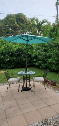 Terrace with Patio Furniture - Beautiful newly furnished Cottage in Coral Gables. Close to UM Campus. Utilities & parking included. Apartments