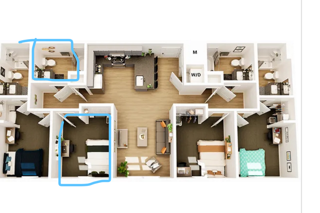 Floor plan with label for room! - Union Knoxville