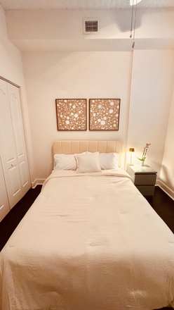 New bed and mattress - Private room in apartment for female student or professional, furnished, new full bed & mattress