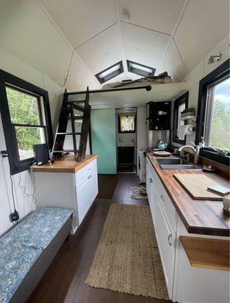 kitchen / living space - Tiny Home in Stockbridge VT