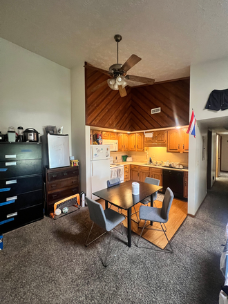 Kitchen, has large amounts of storage and extra minifridge for storage. - Summer 2026 Sublease for Well-lit room with personal balcony + skylight Apartments
