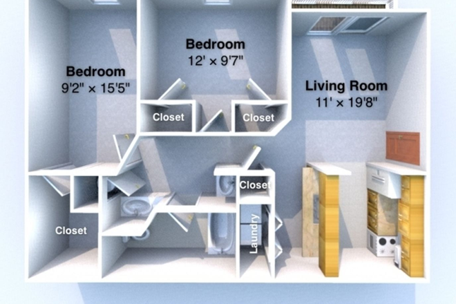 Floorplan - Uptown West Apartments