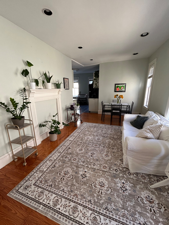 Living room - Private Room in Quiet 3BR Near MIT & Central Sq