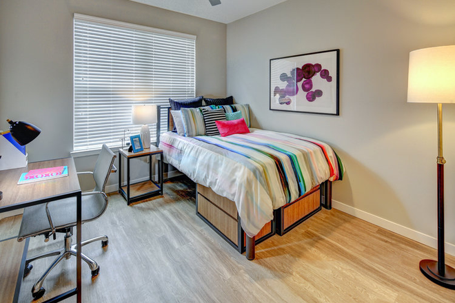 Bedroom - U Club Townhomes Unit 300, Shared Upstairs Bedroom