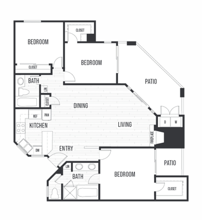 floorplan - Valentia Apartments