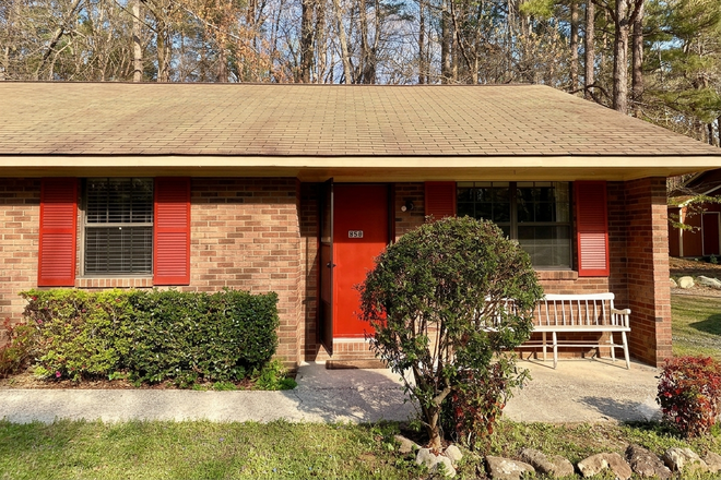 Front door - 2-Bedroom Chapel Hill Duplex | Water & Lawn Care Included | 2 Parking Spaces Duplex