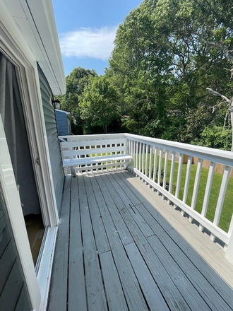 Sitting area available on private deck - Furnished studio apartment available for 2026-2027 academic year