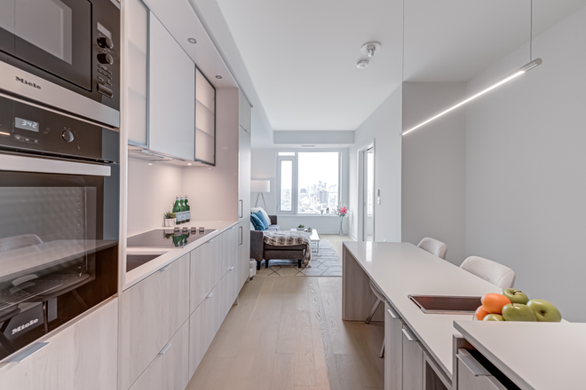 Walk-in View of Unit - NEW Building: Upscale 1+1 Bedroom/Den Unit in Yorkville at Yonge- Bloor: Furnished Optional