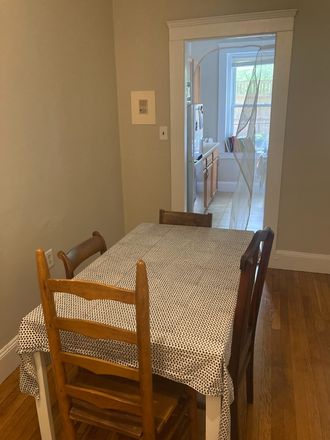 Dining area - 1 room avail. in elegant 2-bedroom Porter Square apt