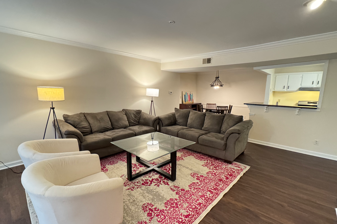 Living Room - Fully Furnished & Spacious 2BR/2BA near Emory