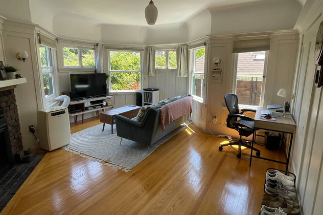 Living Room - Furnished 1 Bed 1 Bath Sublet for Fall Semester in Elmwood!