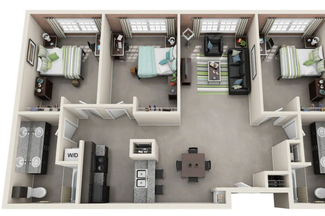 Floor Plan - Warehouse and Factory, 10 minute walk to Zach or Sbisa