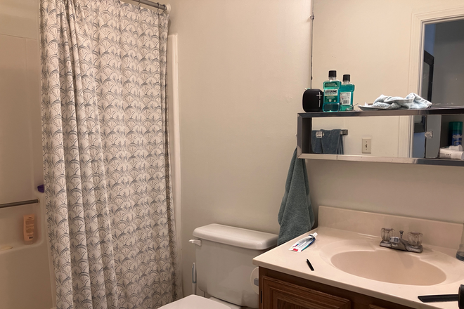 bathroom - Amherst- one bedroom apartment-July 1