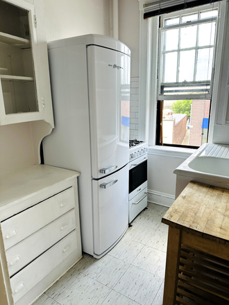 Kitchen - New frig w freezer. New stove w convection oven. - 1576 Commonwealth Avenue, Brighton MA, Unit 8 Condo