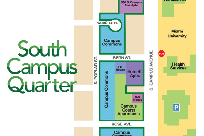Steps to Miami's Campus and Rec Center! - 530 S Campus Ave House
