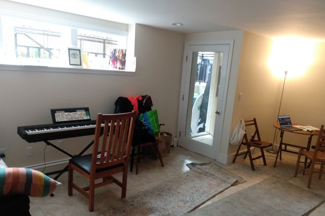 Nook (piano not included with unit) - Garden Level Private Bedroom with Separate Bathroom, Kitchenette, and Private Entrance Condo