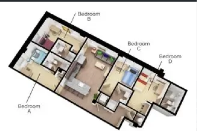 Bedroom C. - Close to Homewood Campus, nice faculty