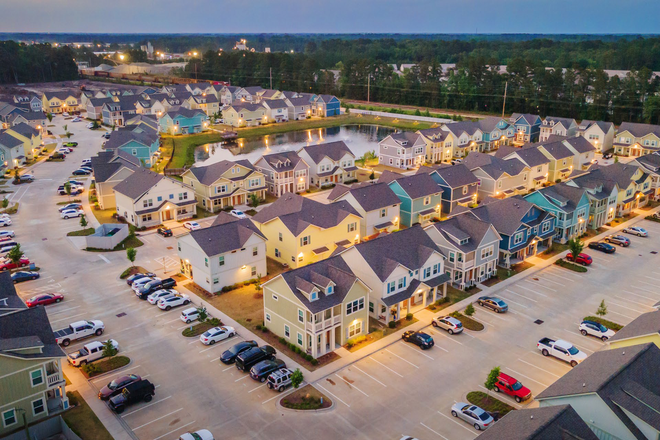 Aerial photo - College Town at Coastal Apartments
