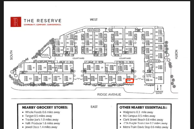 map - The Reserve Apartments