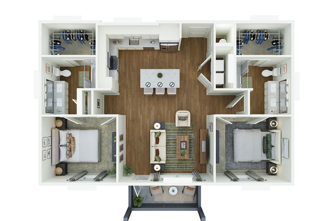 2 bed 2 bath full kitchen - 2bed/2bath/fullkitchen close to campus
