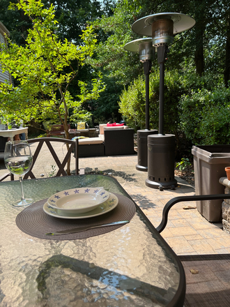 Patio - 2 bedroom, full kitchen & bath, private entrance and spacious basement apartment