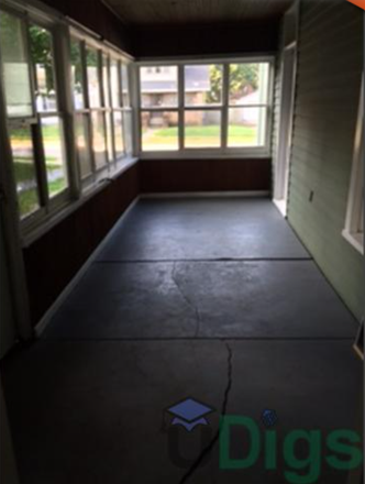 Porch - 3 Bedroom 2 bathroom House right off campus, Garage and driveway. 775 a month per person