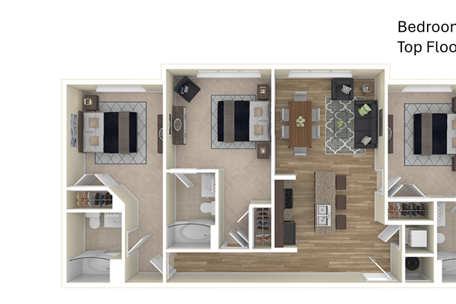 Floor plan - Campus View Apartments