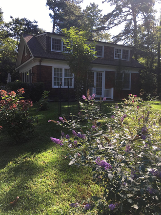 Subject property for rent - New Guesthouse / Cottage setback on 1.3-acre property near Stony Brook Southampton.  Roommate Fr