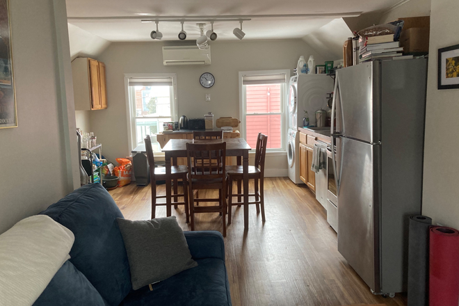 View of Kitchen from Living Room - 1 bedroom Apartment close to downtown