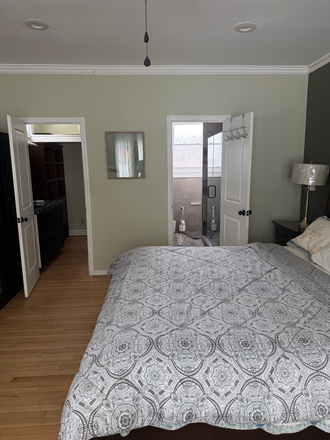 Kitchen and Bath - Furnished room in shared home for female-Mercer St-Princeton