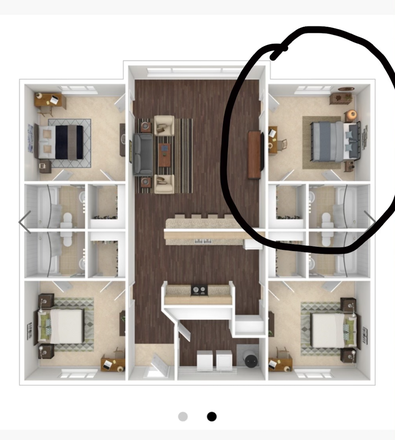 4by4 your own bathroom, bedroom, and walk in closet. free parking, most utilities included, feel free to reach out at my number or email wit - Collegiate Suites