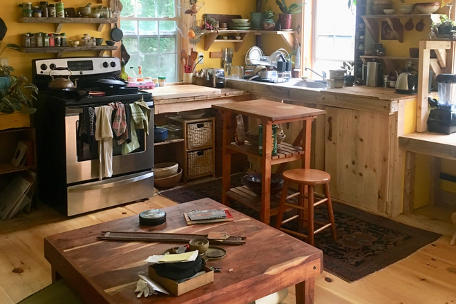 cottage kitchen - Farmers and Homesteaders Apartment near Amherst