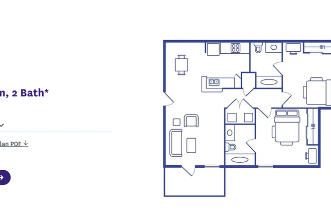 Floor plan - Alight Apartment