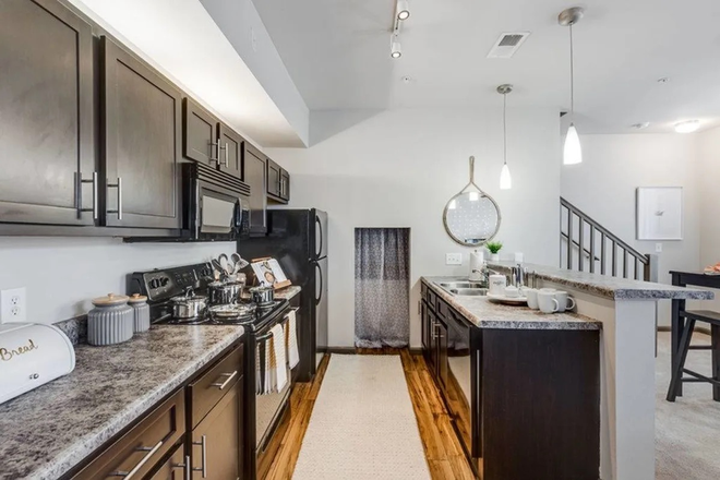 Kitchen - The James Apartments