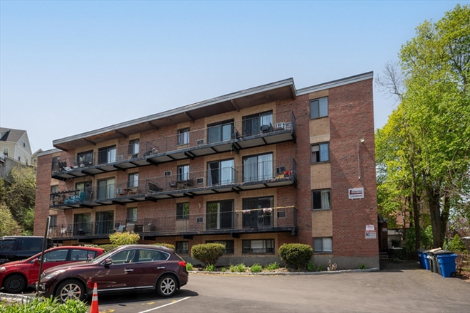 Back of Building - 15 minute walk to UMass/5 minute walk to Savin Hill T Apartments
