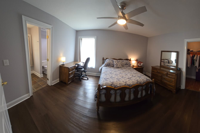 Bedroom - Room for rent in a fully furnished house, all utilities included with private bed & bath