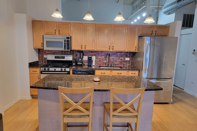 Kitchen - 1-bedroom with Parking at University Village Lofts