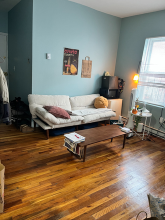 Living Room - DEC18 2025(flexible) - AUG2026 Sublet (FULLY FURNISHED SUN-LIT BEDROOM) $1550 (2B1B Apt)