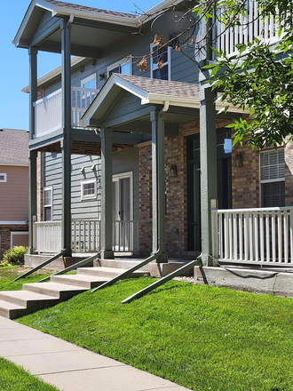 Our patio is 1st floor on the left - Condo