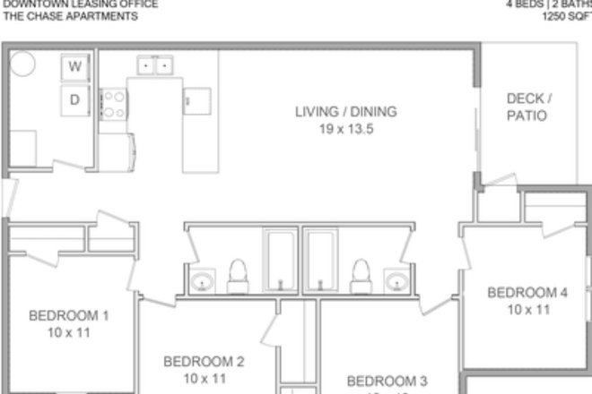 Floorplan - The Chase Apartments