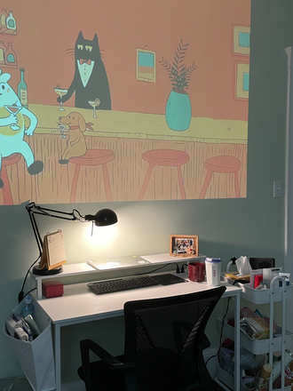 Bedroom - 1 Bedroom in 2B1B apartment Sublet 2026 Summer (with parking space, in unit w/d)