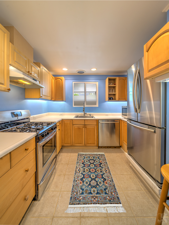 Kitchen - gas stove/oven, large refrigerator/freezer - Peaceful, furnished 1BR, CHEF’s KITCHEN, yard, DW, WD, near Kaneohe Bay/HIMB-easy to downtown