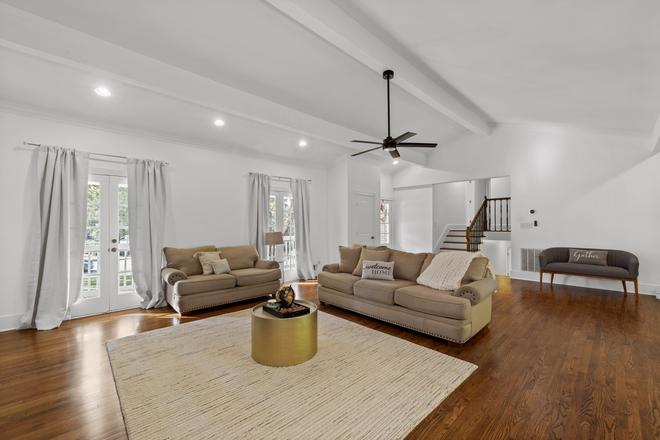 Living Room Upstairs - January 2026 Housing!!!!,  8  Minutes to Emory on BriarCliff Rd,  Fully Furnished House