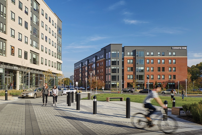Outside Main Entrance - Terrapin Row Apartments