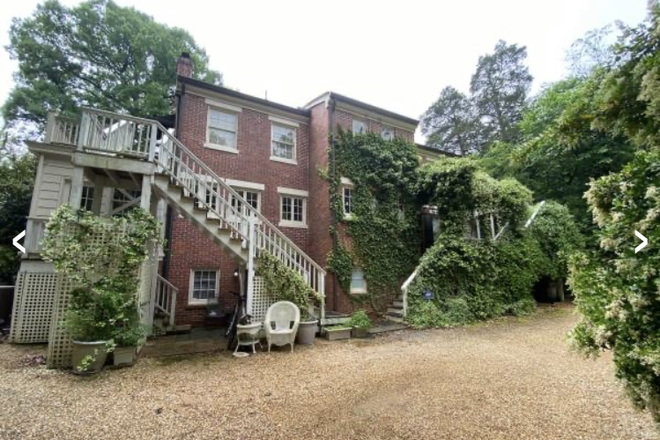 Your apartment accessed from steps up to balcony on left side in this photo - Walk2UNC! Furnished Apt for Male Grad School/Law Student!