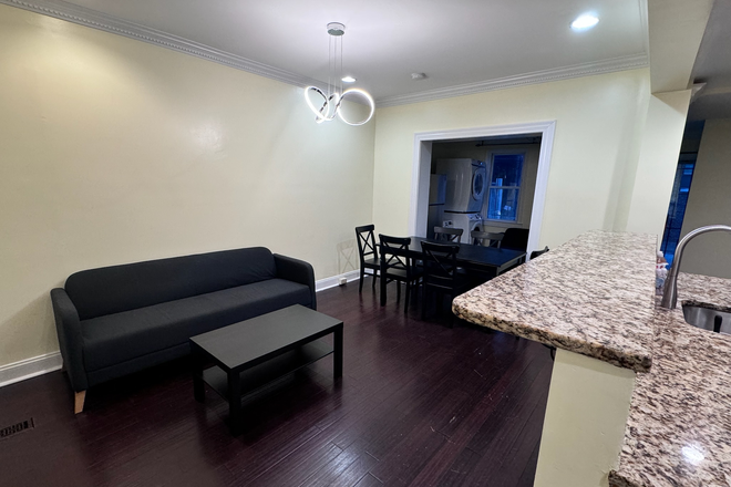 Living Room 2 with new furniture - CuteRoom ShareBath with one Person Remodel OpnAiryLivngSpace Parking WalkEverywhere Townhome