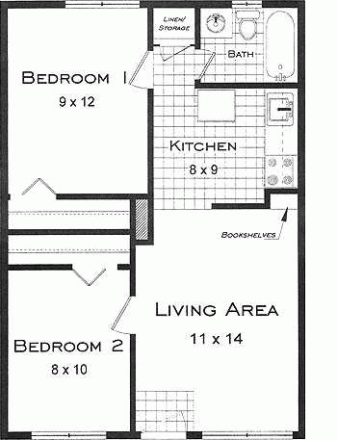 Floor Plan - Timber Ridge Apartments