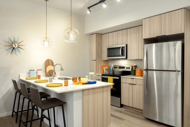 kitchen - Oliv Boulder Apartments