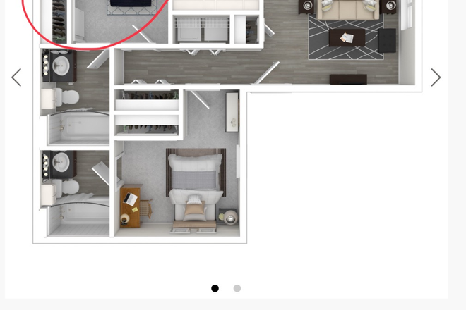 The floor plan - 2x2 (looking for roommate)