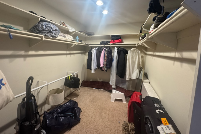 Closet - Master bedroom in 2 Bed / 2 Bath house